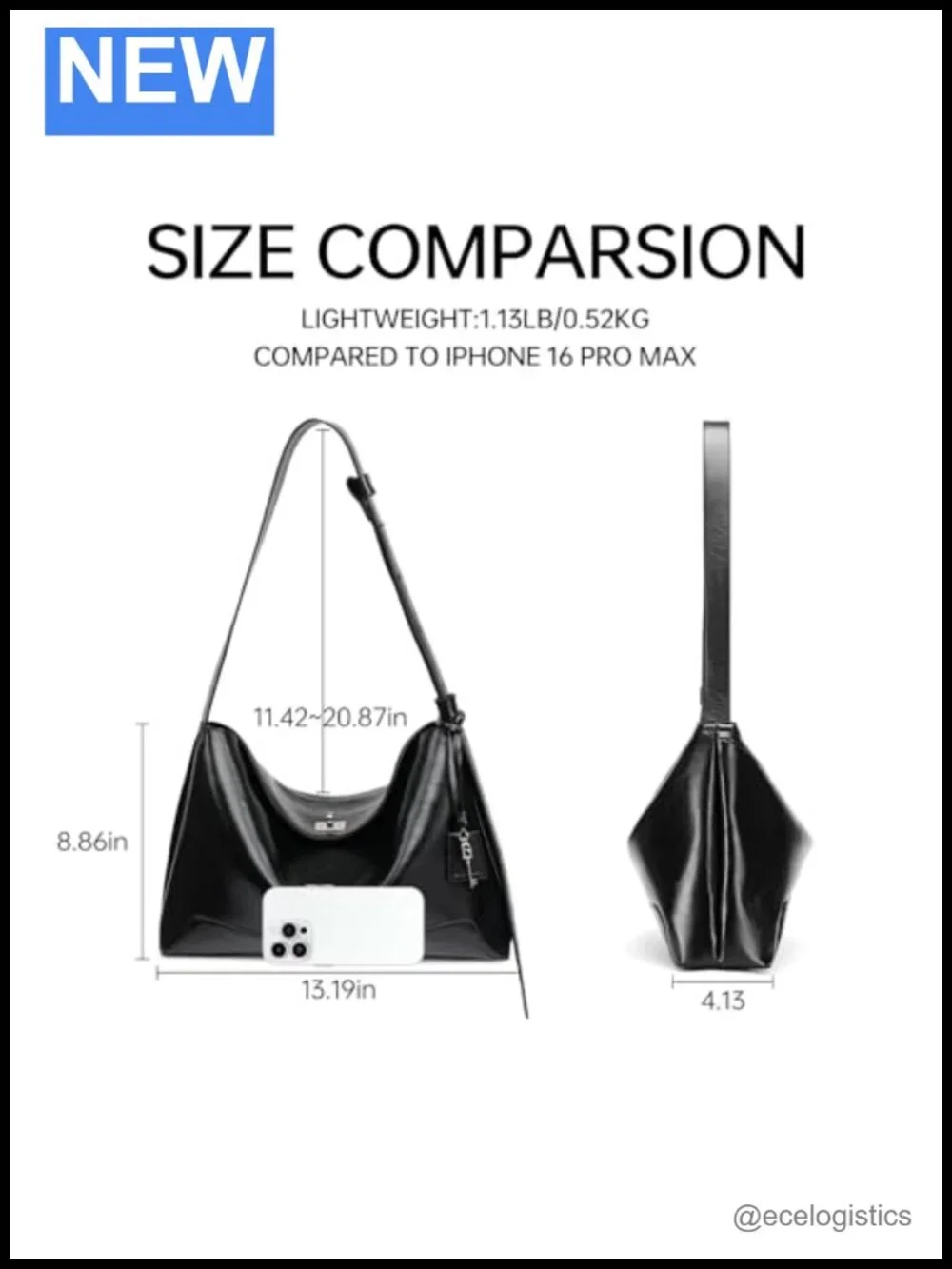 Genuine Leather Hobo Bag Women Designer Shoulder Crossbody Slouchy